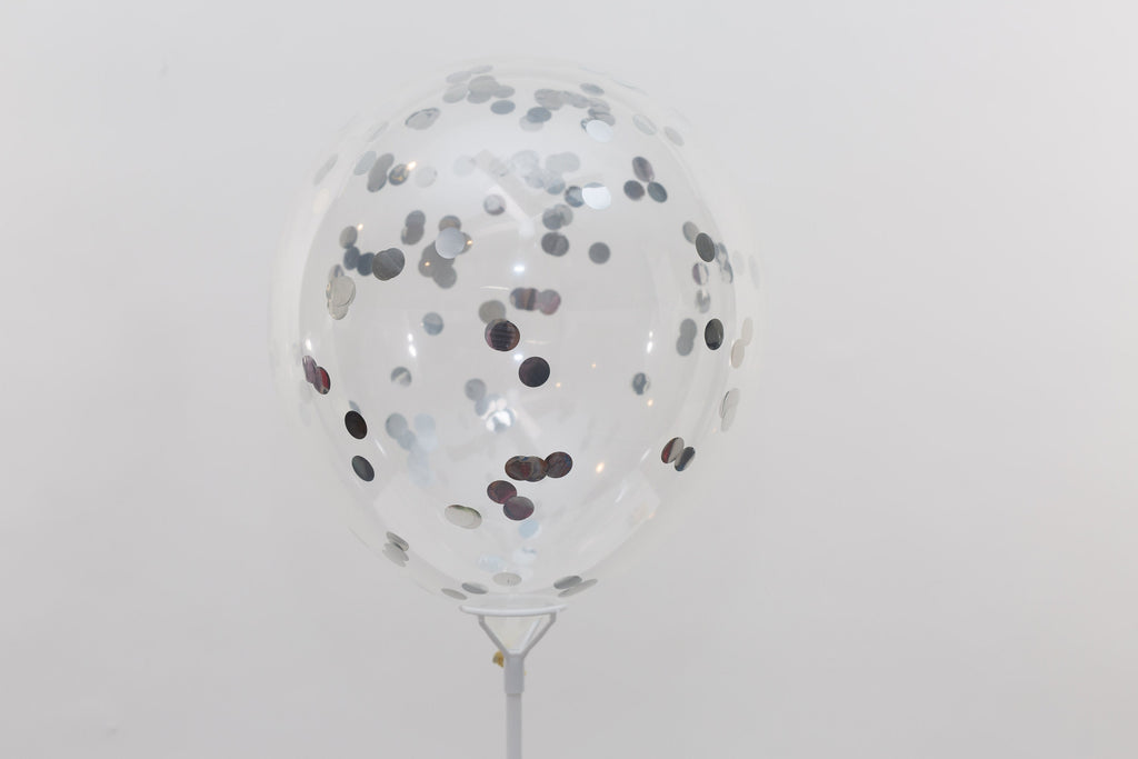 5 pcs Clear Balloons 12 Inch Latex Balloons with White Stars for Wedding Bridal Baby Shower Birthday Bubble Bar Mitzvah Under the Sea Party