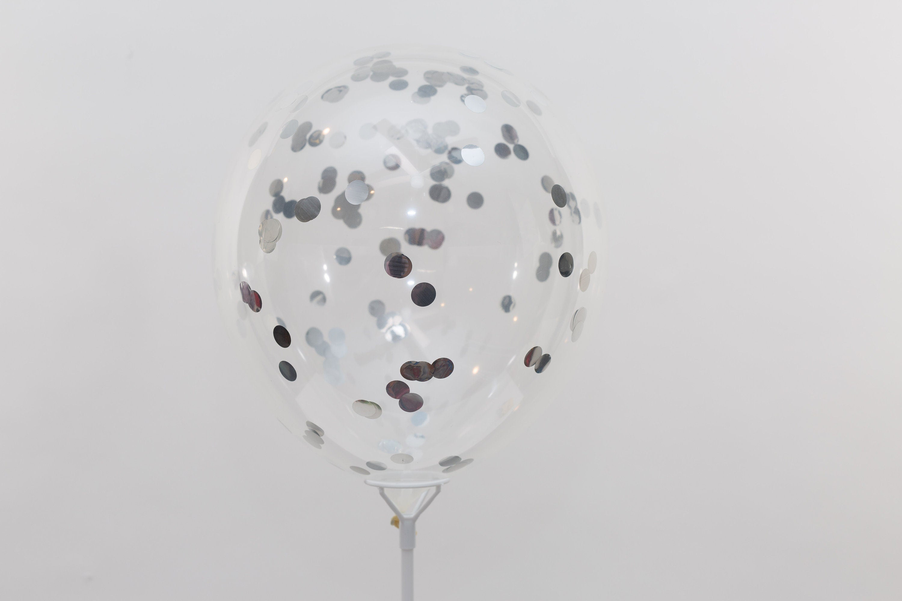 5 pcs Clear Balloons 12 Inch Latex Balloons with White Stars for Wedding Bridal Baby Shower Birthday Bubble Bar Mitzvah Under the Sea Party