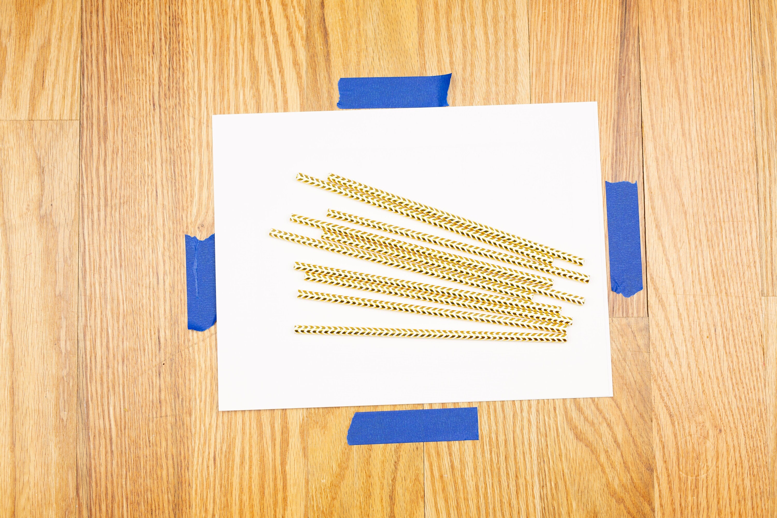 1st Birthday Straws & Stirrers Number Gold - BashMint party decoration