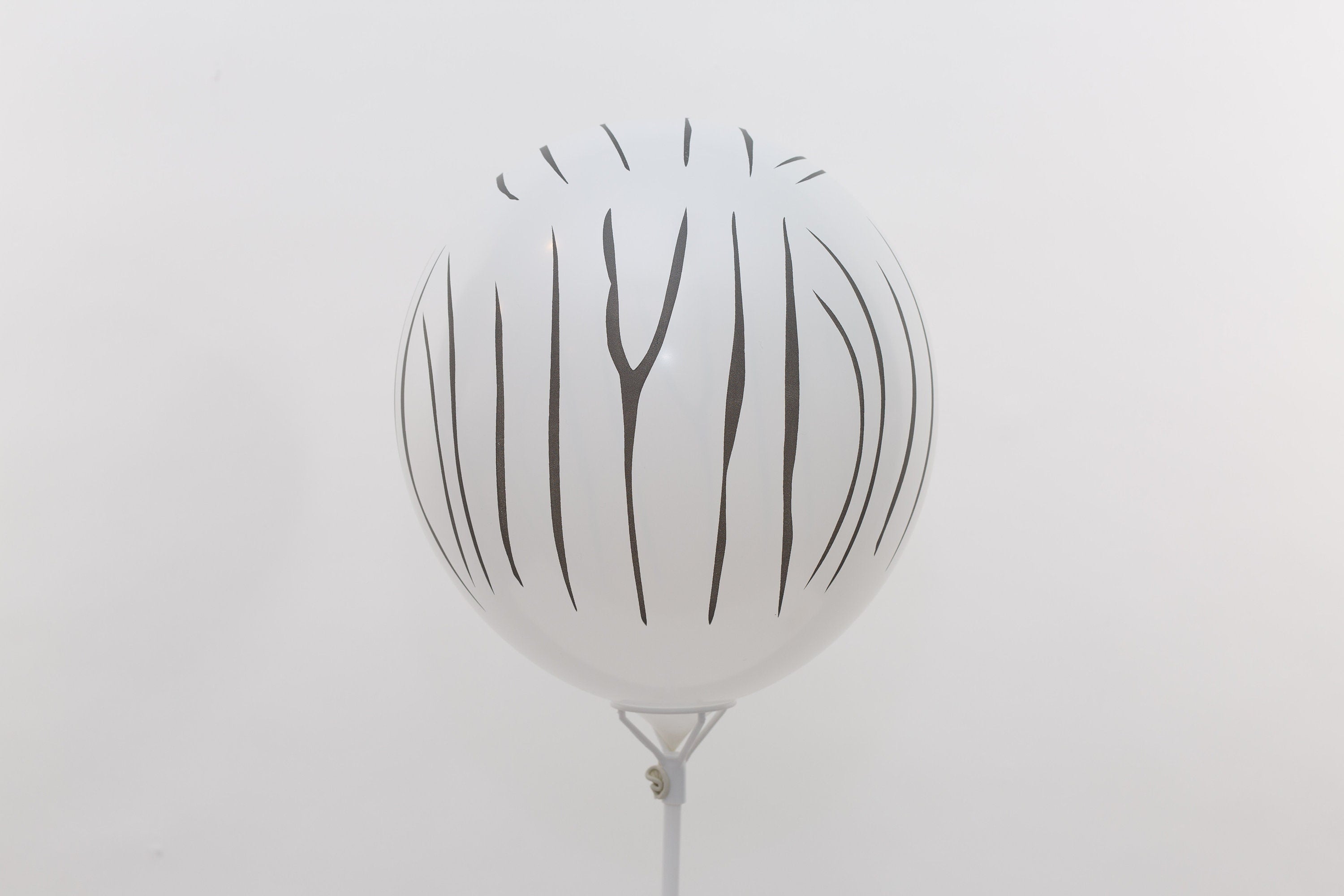 Safari Birthday Balloon Banner Heart Black Decorations - BashMint party decoration