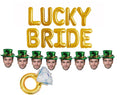 Bride Bridal Shower Balloon Banner Letter Gold Decorations - BashMint party decoration