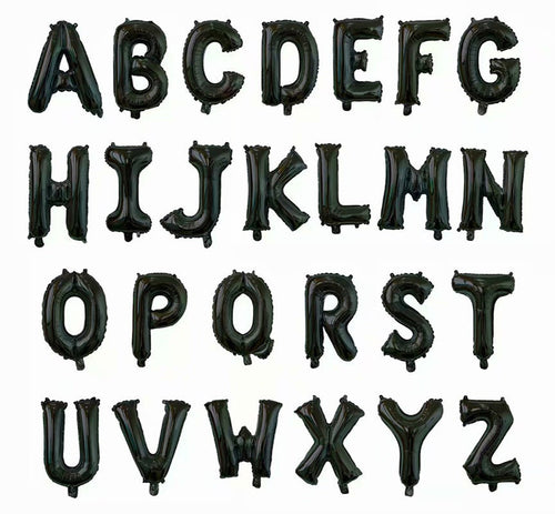 Birthday Balloon Banner Number Black Decorations - BashMint party decoration