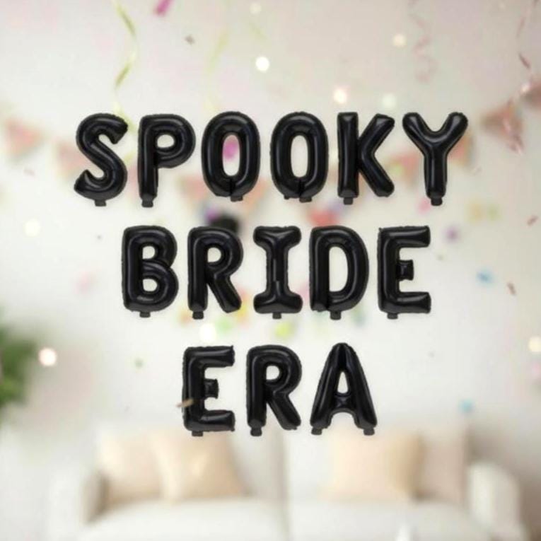 Bride Bachelorette Party Balloon Banner Heart Rose Gold Decorations - BashMint party decoration