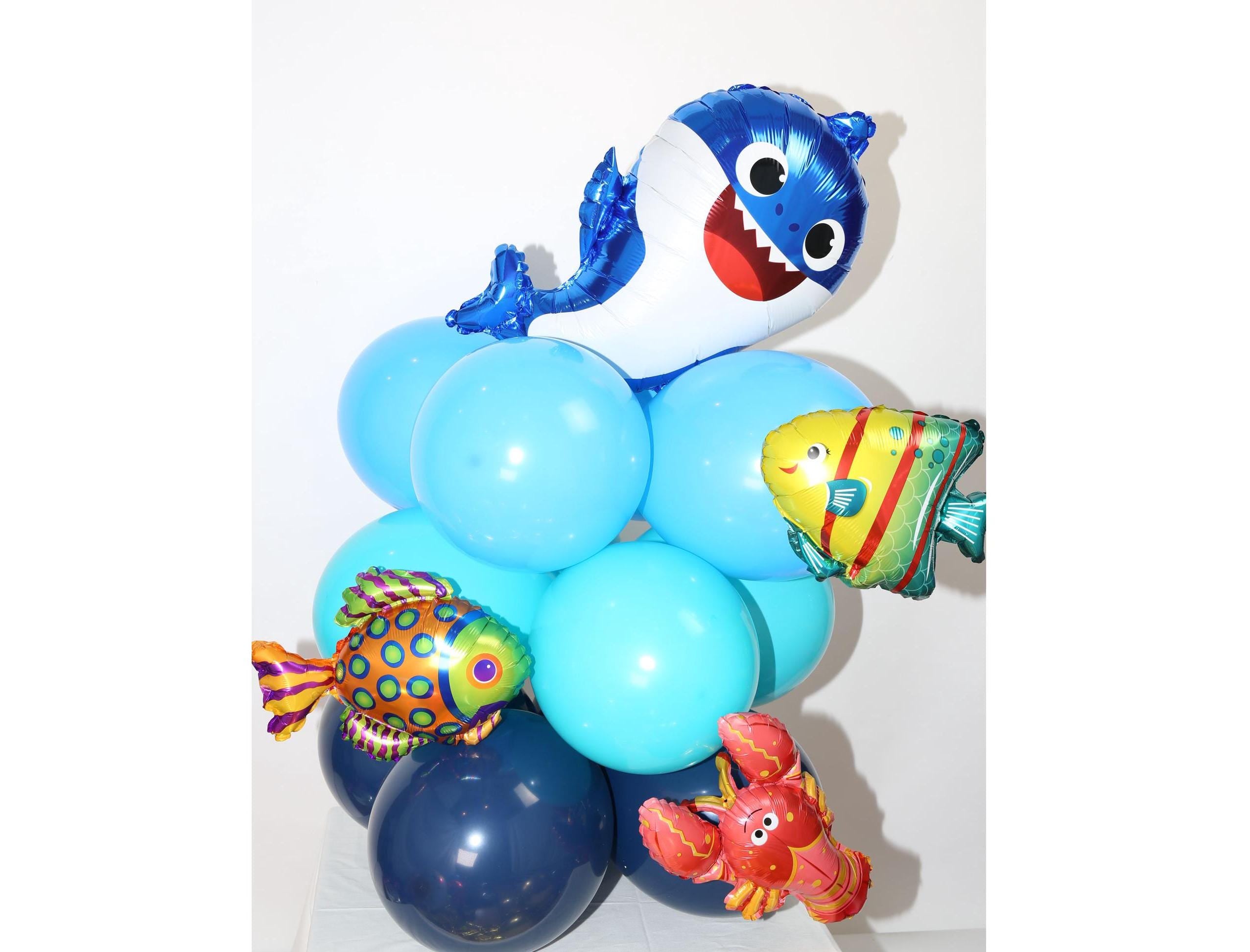 Birthday Party Balloons Number Light Blue Decorations - BashMint party decoration
