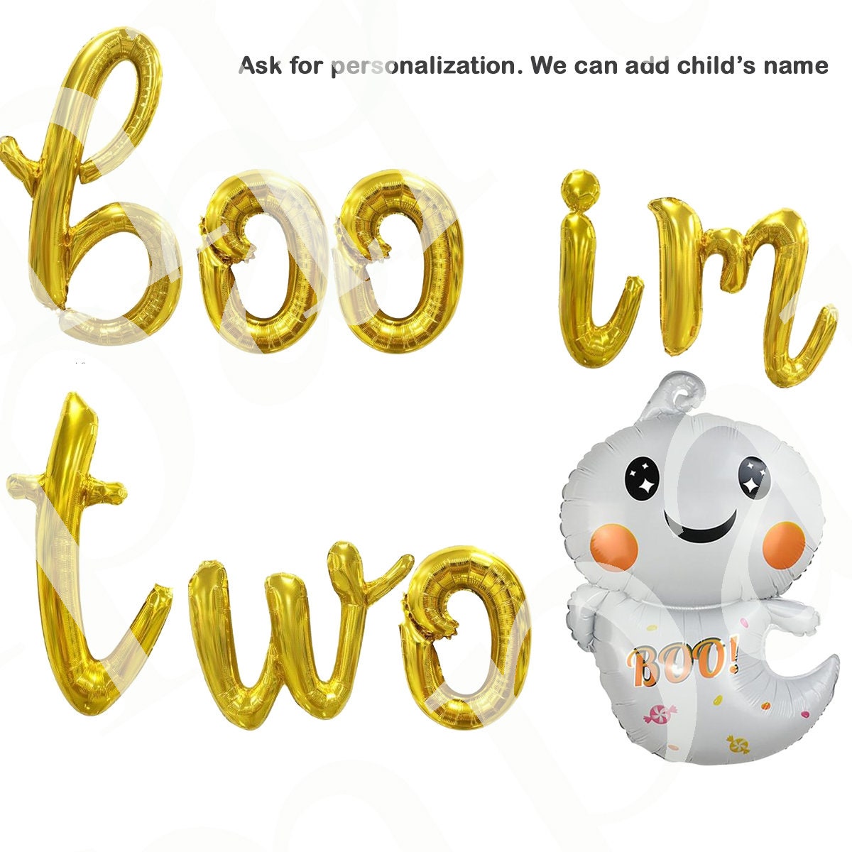 Pumpkin 2nd Birthday Balloon Banner Letter Rose Gold Decorations - BashMint party decoration