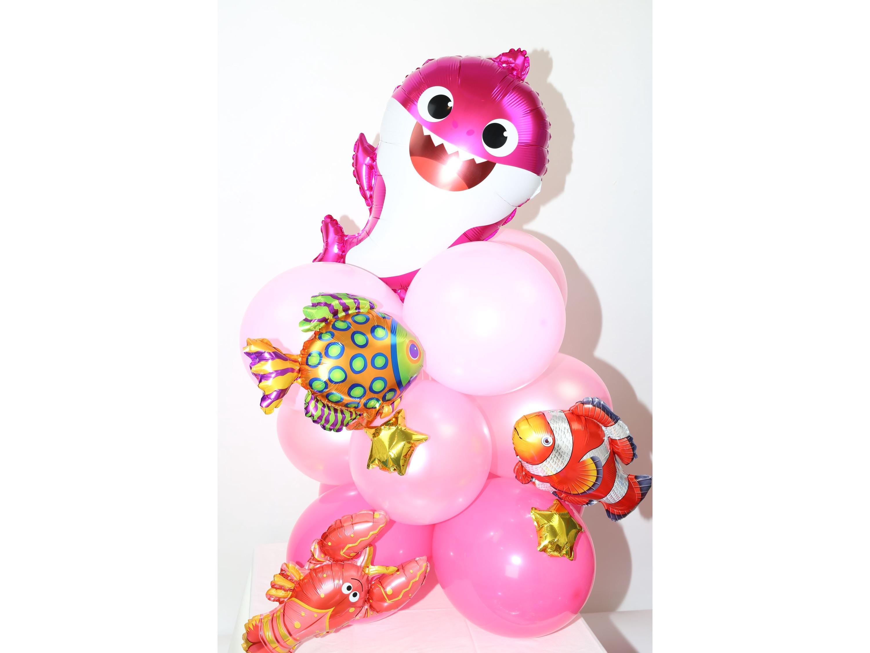Birthday Party Balloons Number Pink Decorations - BashMint party decoration