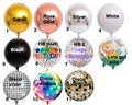Disco Bachelorette Party Balloon Banner Number Rose Gold Decorations - BashMint party decoration