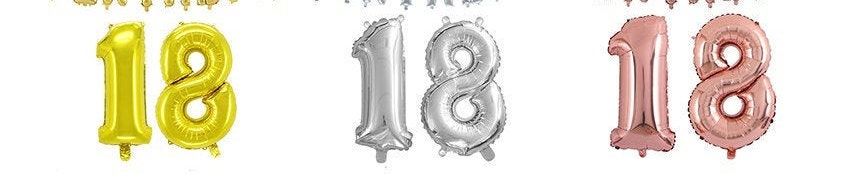 St. Patrick’s Day Balloon Banner Number White Decorations - BashMint party decoration