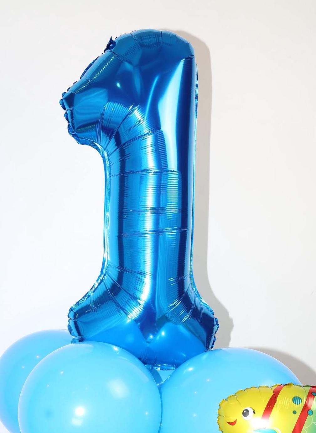 Birthday Party Balloons Number Light Blue Decorations - BashMint party decoration