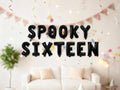 Halloween 16th Balloon Banner Star Rose Gold Decorations - BashMint party decoration