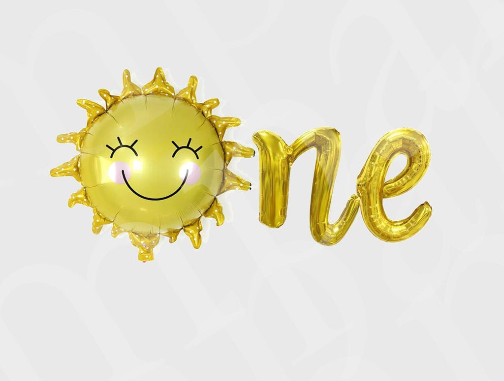 Outer Space Birthday Balloon Banner Letter Rose Gold Decorations - BashMint party decoration