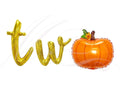 Pumpkin 2nd Birthday Balloon Banner Letter Rose Gold Decorations - BashMint party decoration