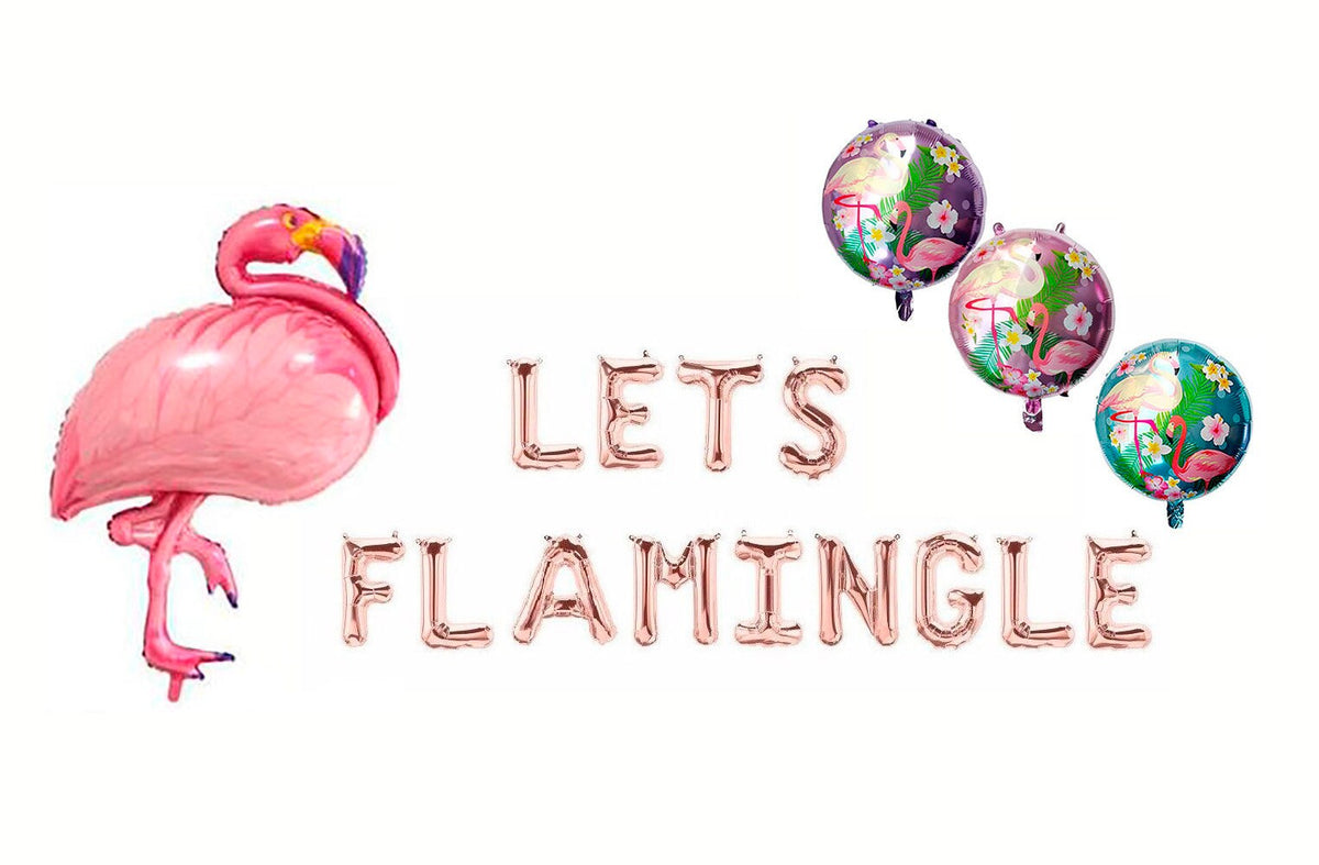 Beach Bachelorette Party Balloon Banner Heart Rose Gold Decorations - BashMint party decoration