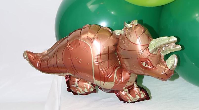 Dinosaur Birthday Party Balloons Star Gold Decorations - BashMint party decoration