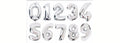 Star Baby Shower Balloon Banner Heart Silver Decorations - BashMint party decoration