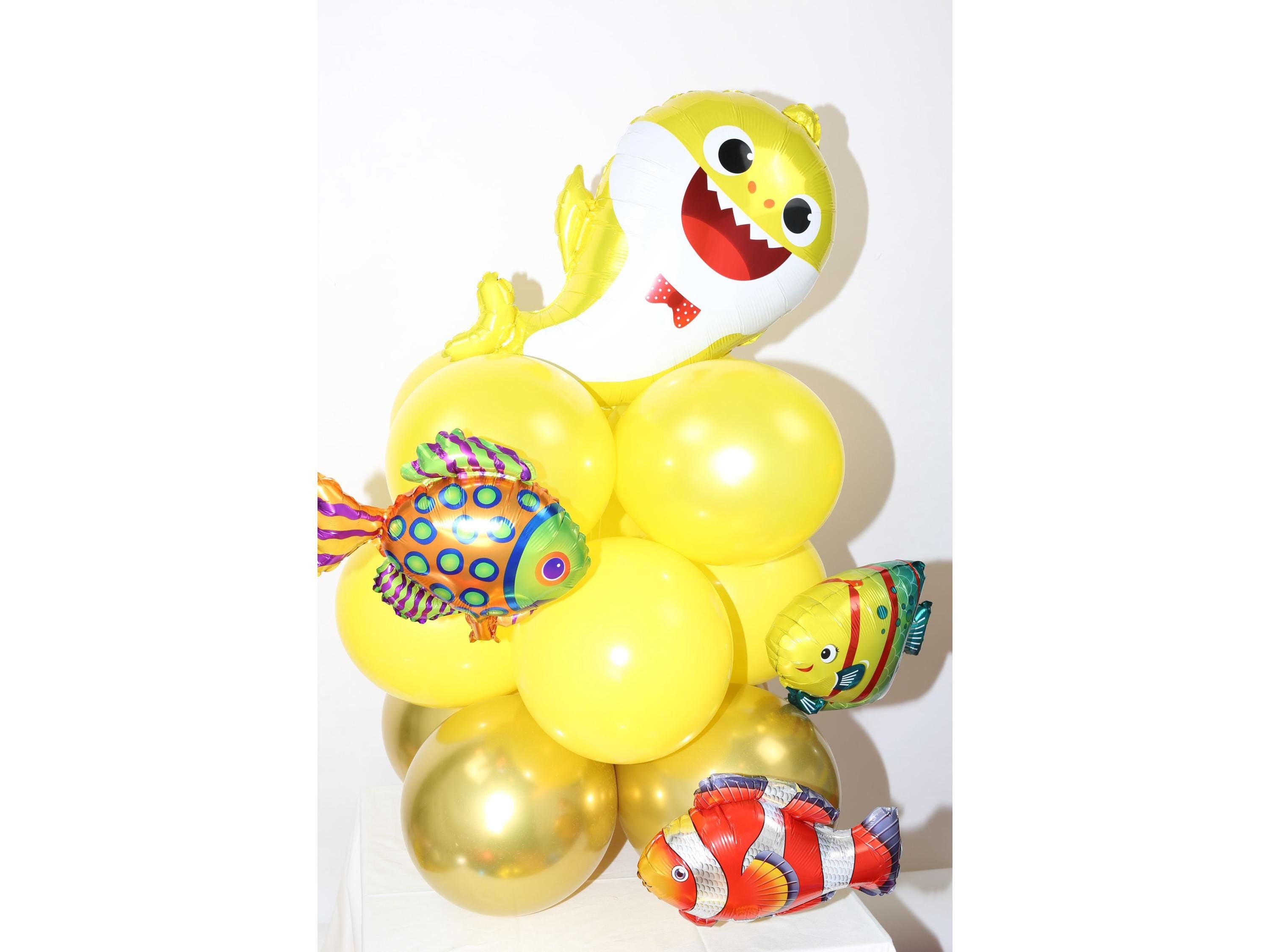 Birthday Party Balloons Number Gold Decorations - BashMint party decoration