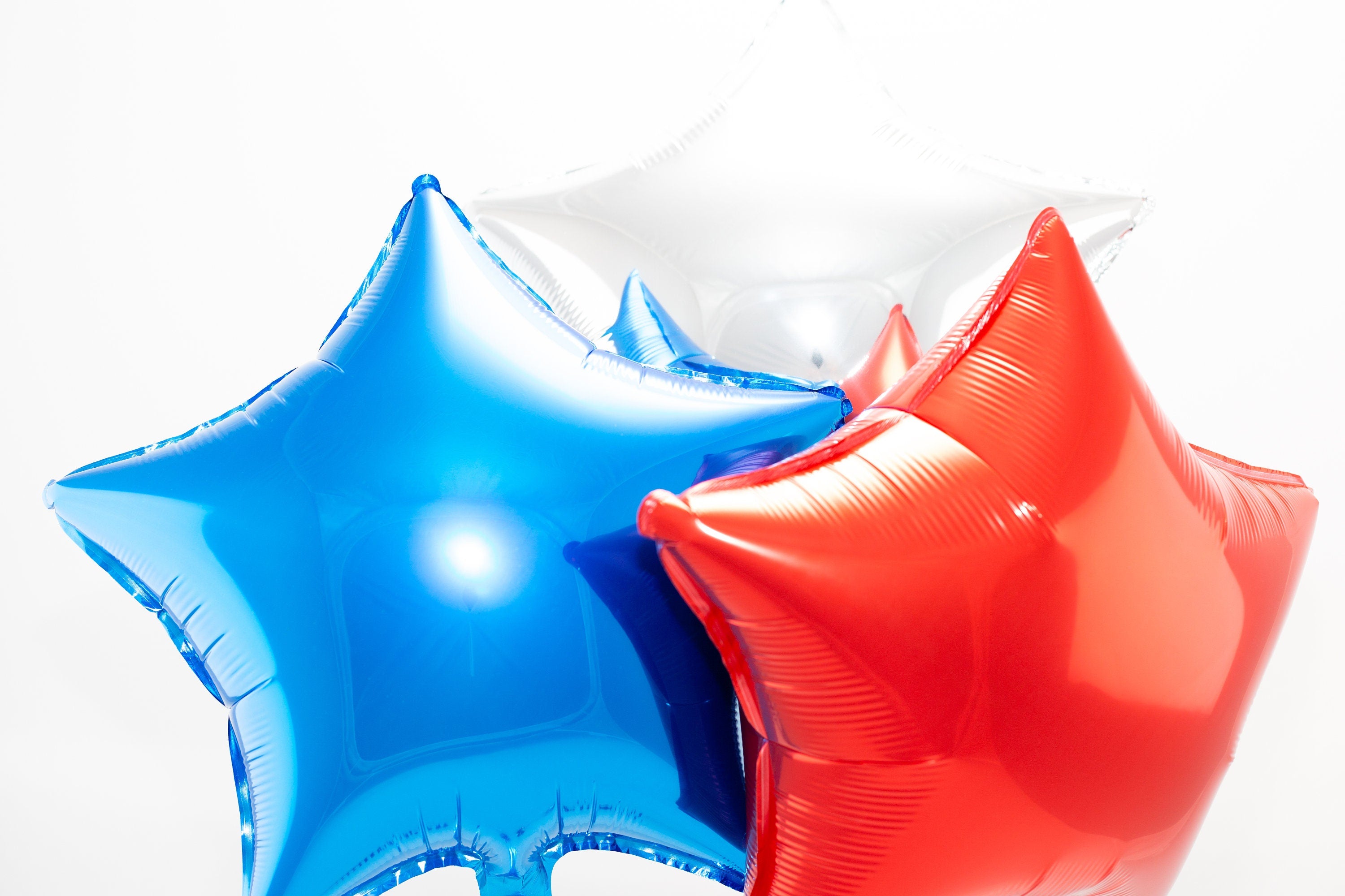 Star Birthday 4th Party Balloons White Decorations - BashMint party decoration