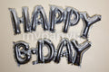 Star Birthday Balloon Banner Heart Gold Decorations - BashMint party decoration