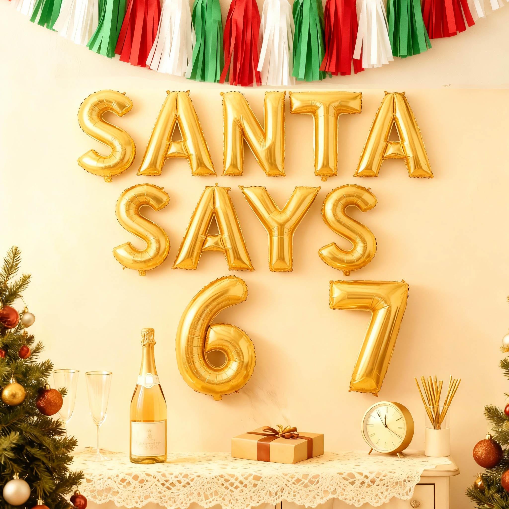 Star Christmas Tassel Garland Heart Rose Gold - BashMint party decoration