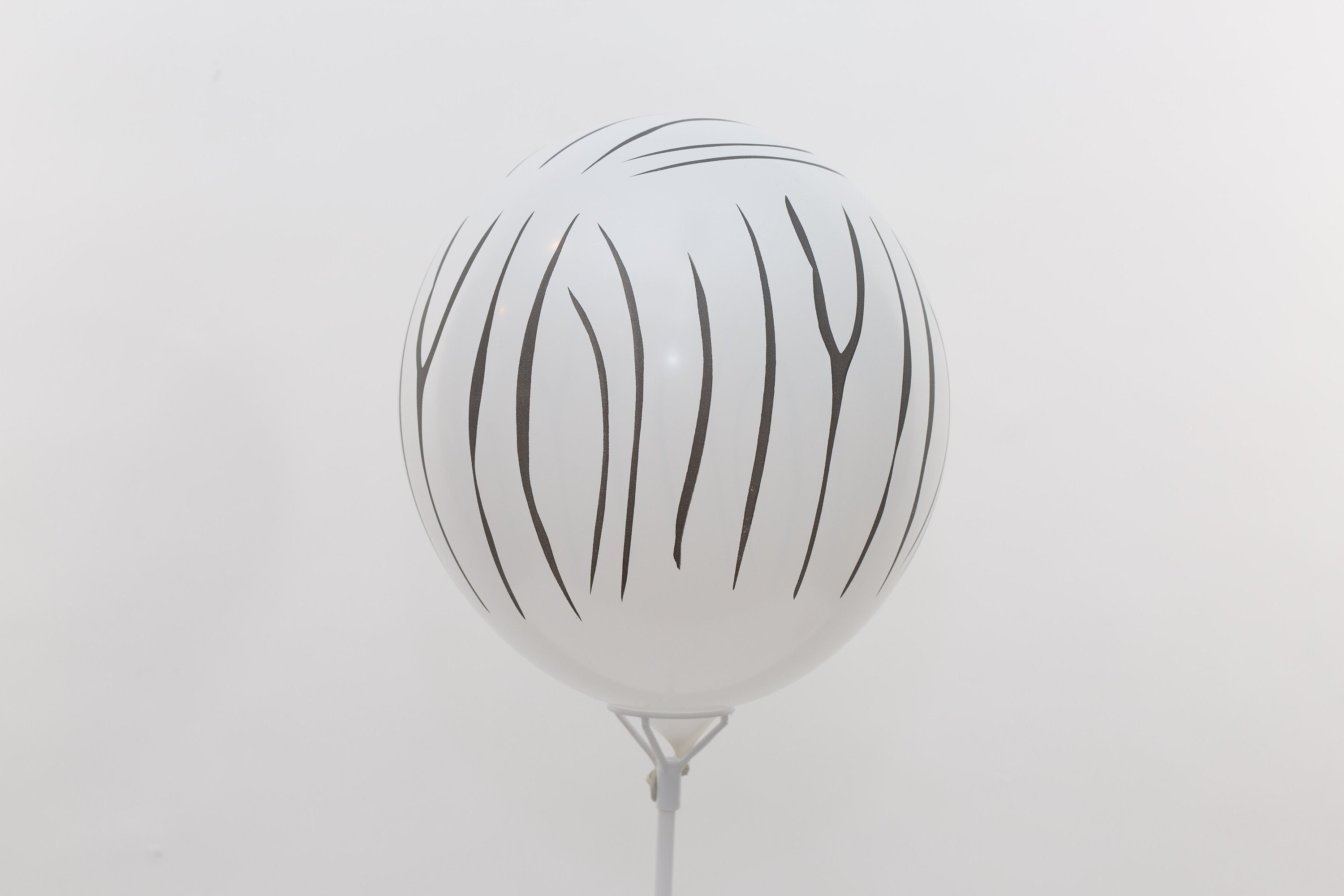 Safari Birthday Balloon Banner Heart Black Decorations - BashMint party decoration