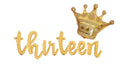 Princess Birthday Balloon Banner Number Rose Gold Decorations - BashMint party decoration