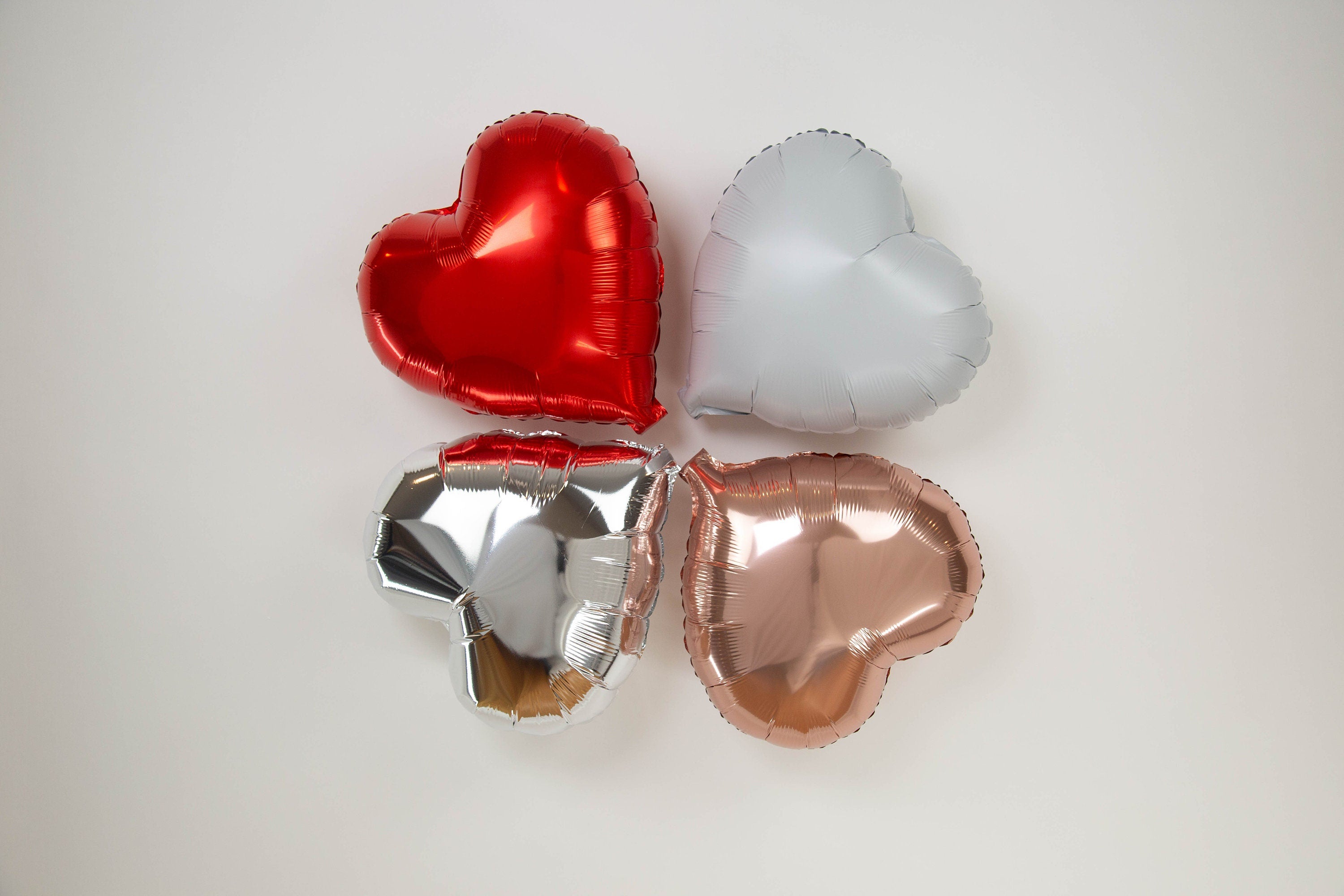Heart Valentine’s Day Balloon Banner Rose Gold Decorations - BashMint party decoration