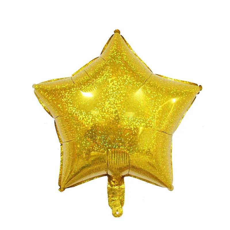 Star Birthday Balloon Banner Gold Decorations - BashMint party decoration