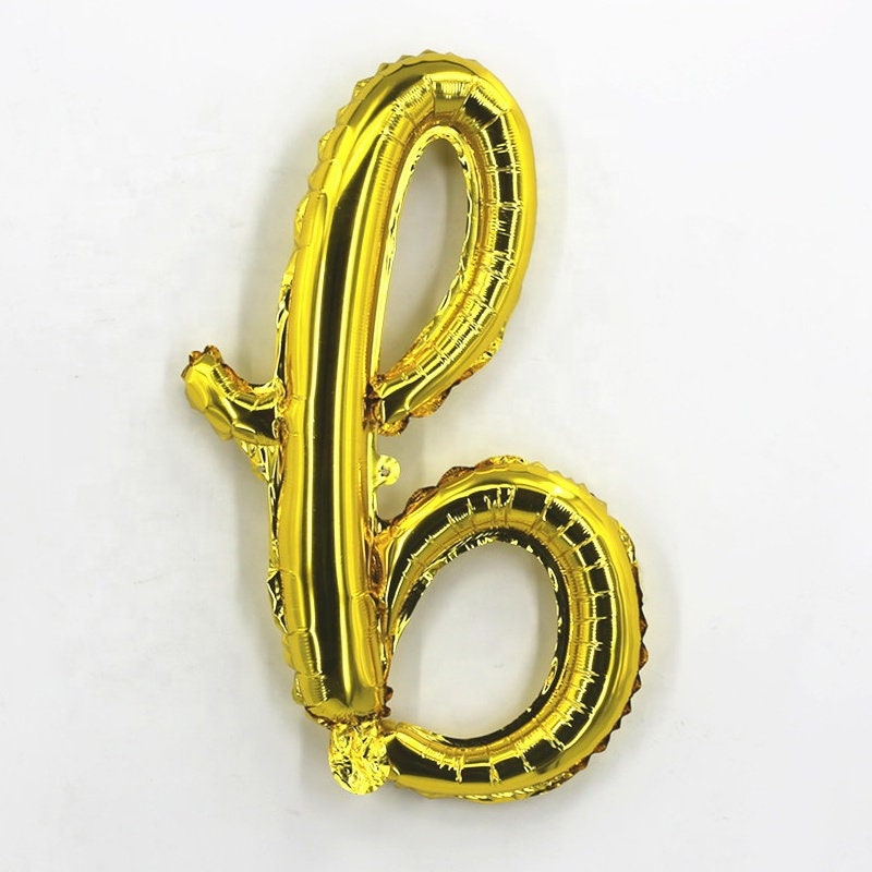 Birthday Balloon Banner Number Gold Decorations - BashMint party decoration