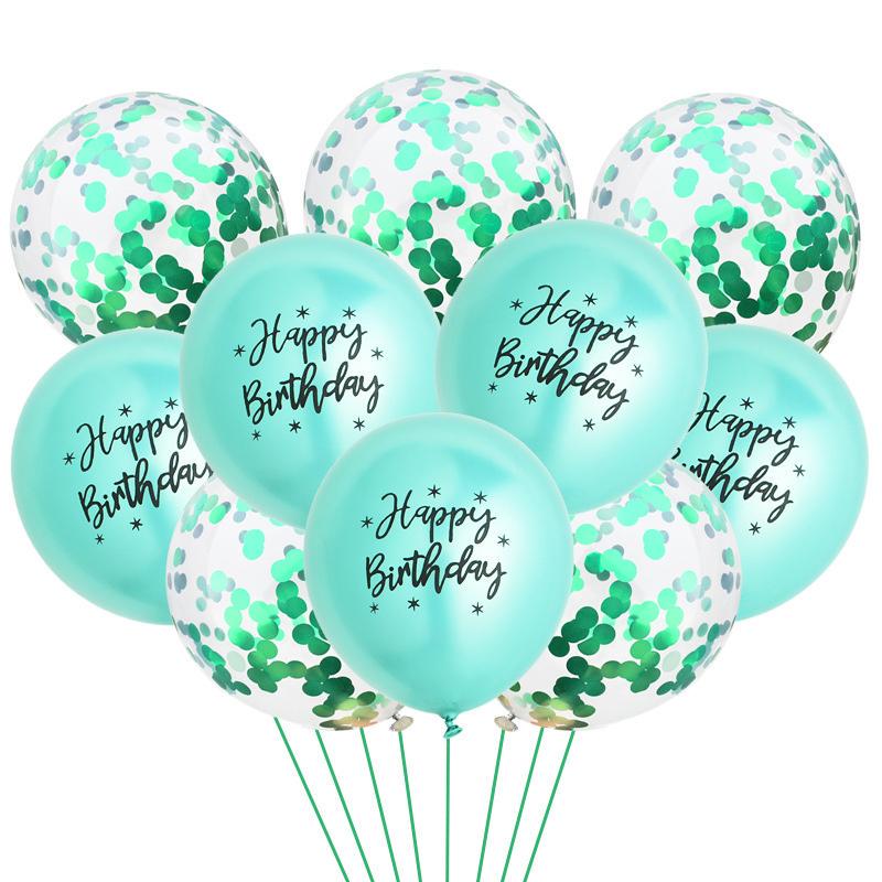 Birthday 6th Balloon Banner Letter Rose Gold Decorations - BashMint party decoration