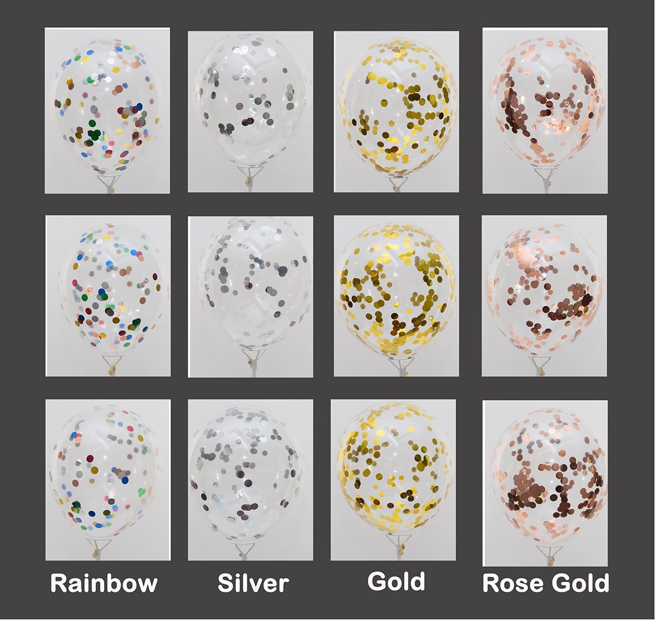 Rainbow Birthday Party Balloons Number Rose Gold Decorations - BashMint party decoration