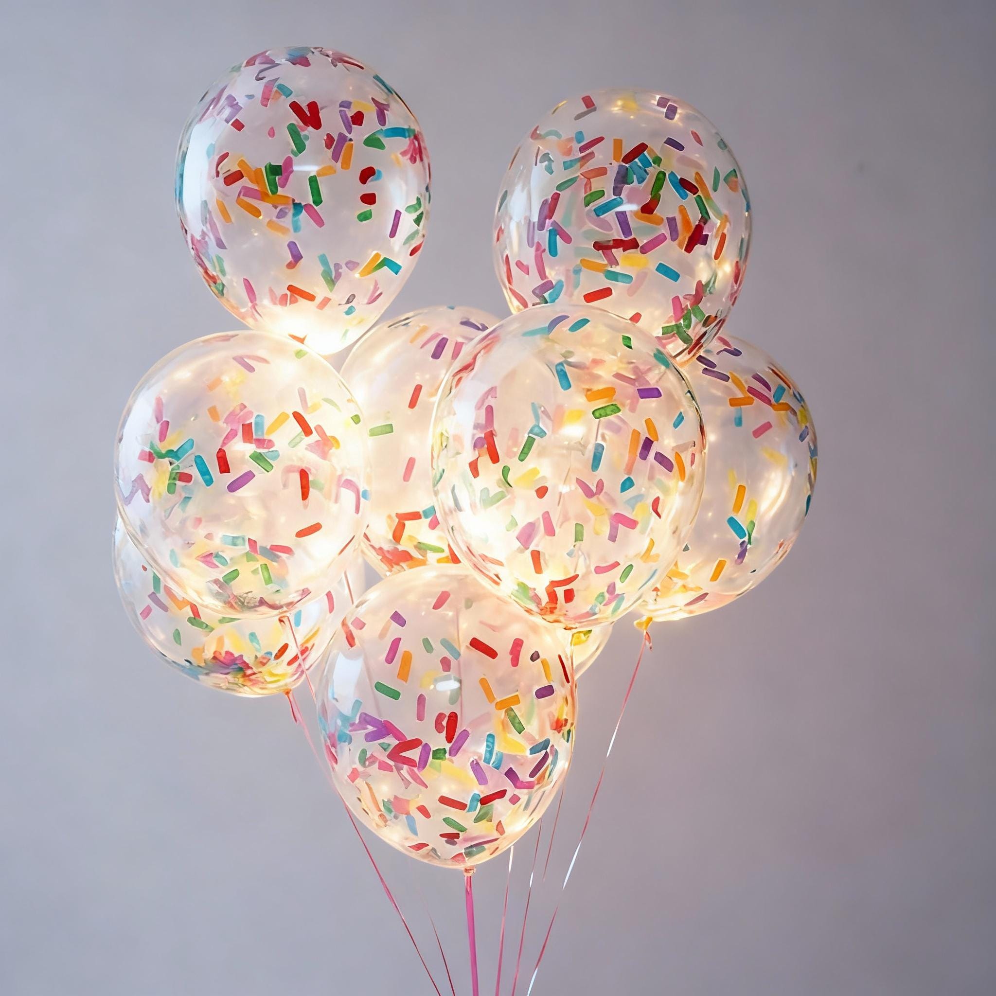 Birthday Party Balloons Number Rainbow Decorations - BashMint party decoration