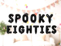 Halloween 80th Balloon Banner Star Rose Gold Decorations - BashMint party decoration