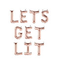 Christmas Balloon Banner Letter Rose Gold Decorations - BashMint party decoration