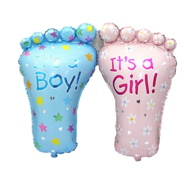 Baby Shower Balloon Banner Number Blue Decorations - BashMint party decoration