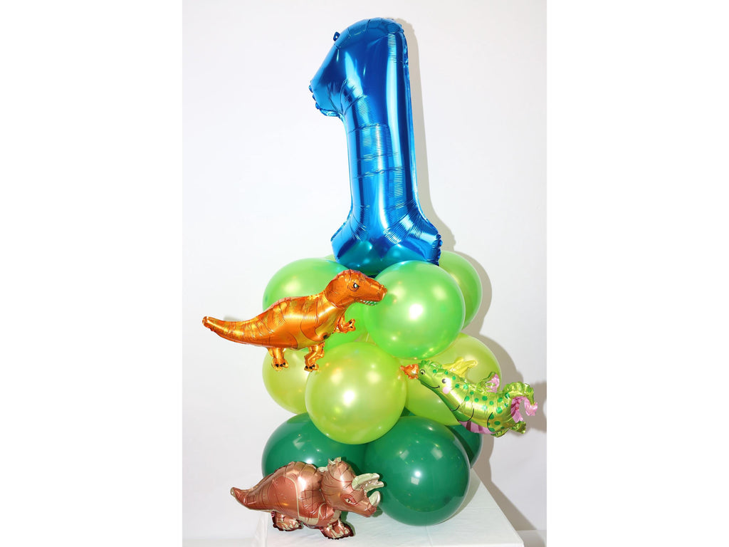 Dinosaur Birthday Party Balloons Star Gold Decorations - BashMint party decoration