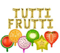 Strawberry Birthday 1st Balloon Banner Heart Gold Decorations - BashMint party decoration