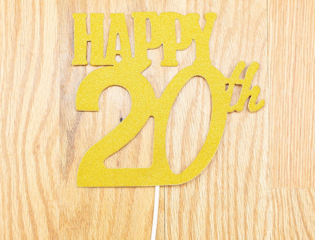 HAPPY 60TH Cake Topper Glitter - sixtieth Birthday sixty 60 Birthday Cake topper. Birthday Party. Sixty Birthday Party