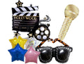 Star Birthday Balloon Banner Gold Decorations - BashMint party decoration