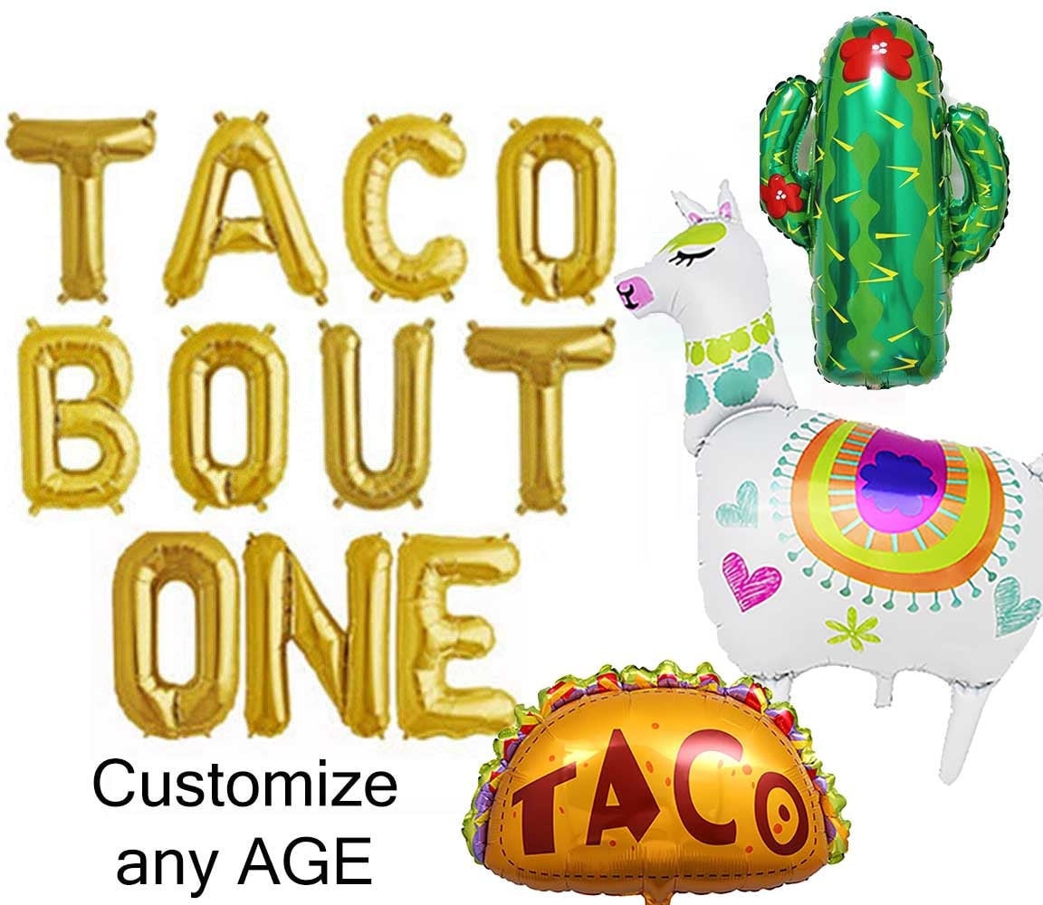 Taco bout Birthday 1 through 10 banner, fiesta banner, taco party, first birthday banner, Fiesta Theme birthday, TACO BOUT ONE Garland Sign, taco bar