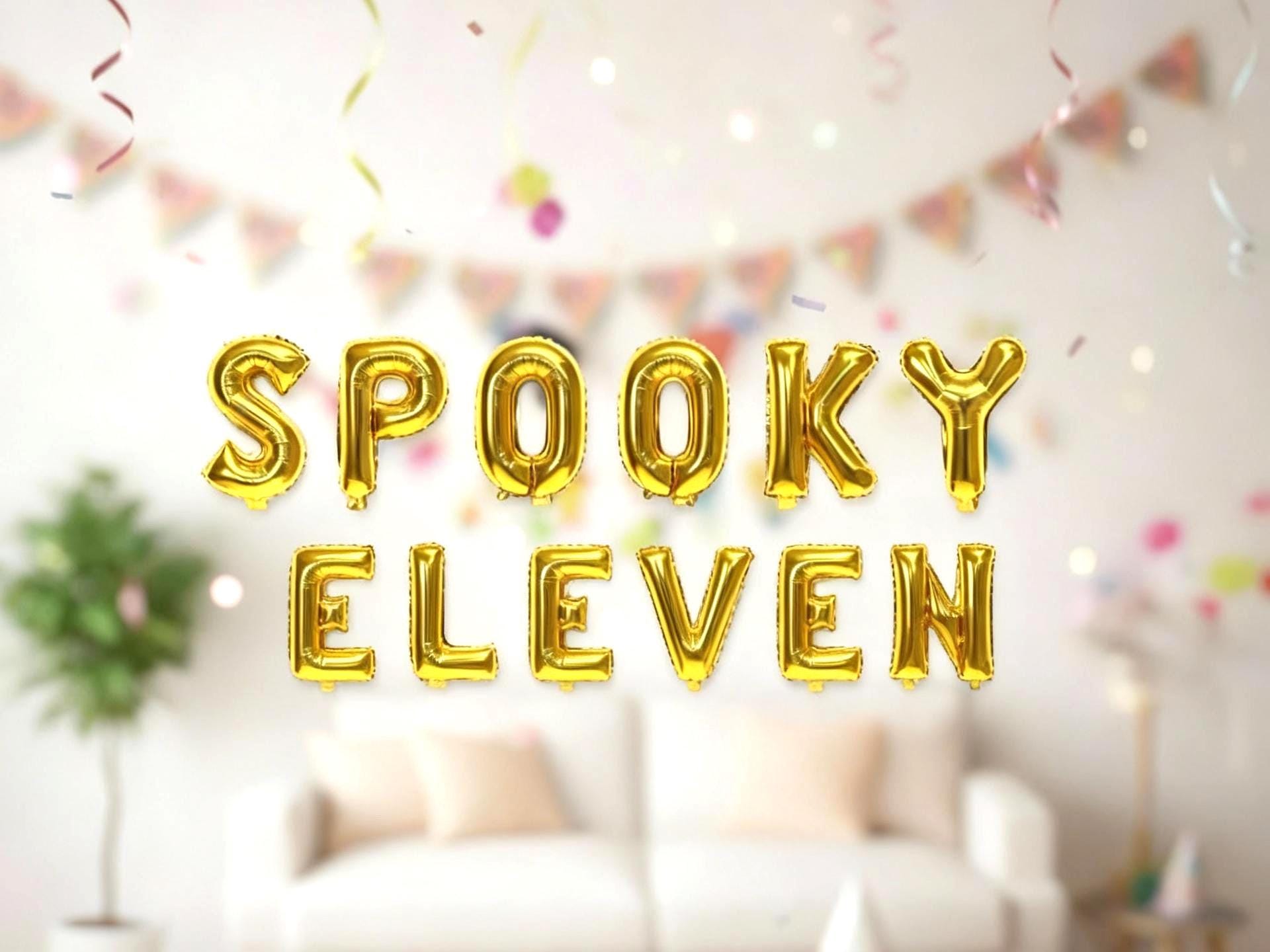 Halloween Balloon Banner Star Rose Gold Decorations - BashMint party decoration