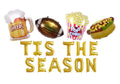 Football Thanksgiving Balloon Banner Letter Rose Gold Decorations - BashMint party decoration