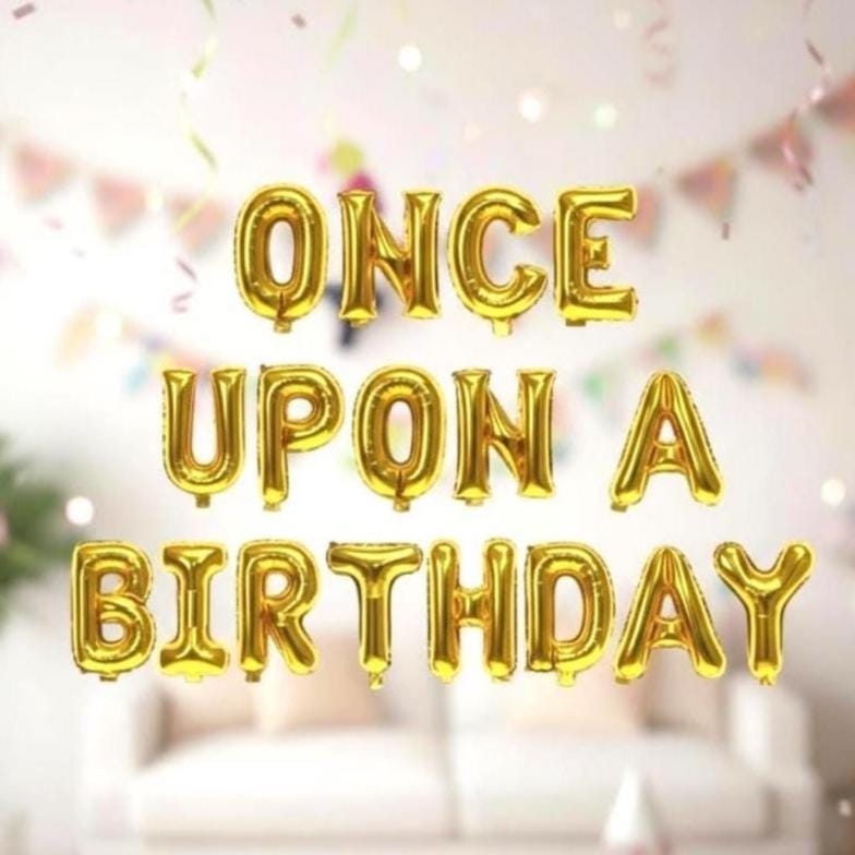 Birthday Balloon Banner Number Rose Gold Decorations - BashMint party decoration