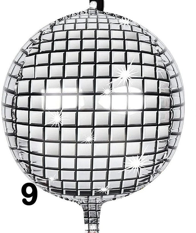 Disco Bachelorette Party Balloon Banner Number Rose Gold Decorations - BashMint party decoration