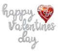 Heart Valentine’s Day Balloon Banner Rose Gold Decorations - BashMint party decoration
