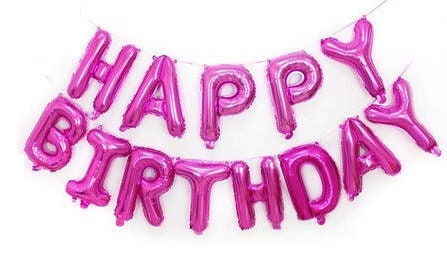 Star Baby Shower Balloon Banner Heart Pink Decorations - BashMint party decoration