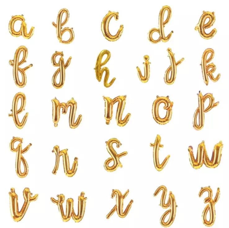 Birthday Balloon Banner Number Gold Decorations - BashMint party decoration