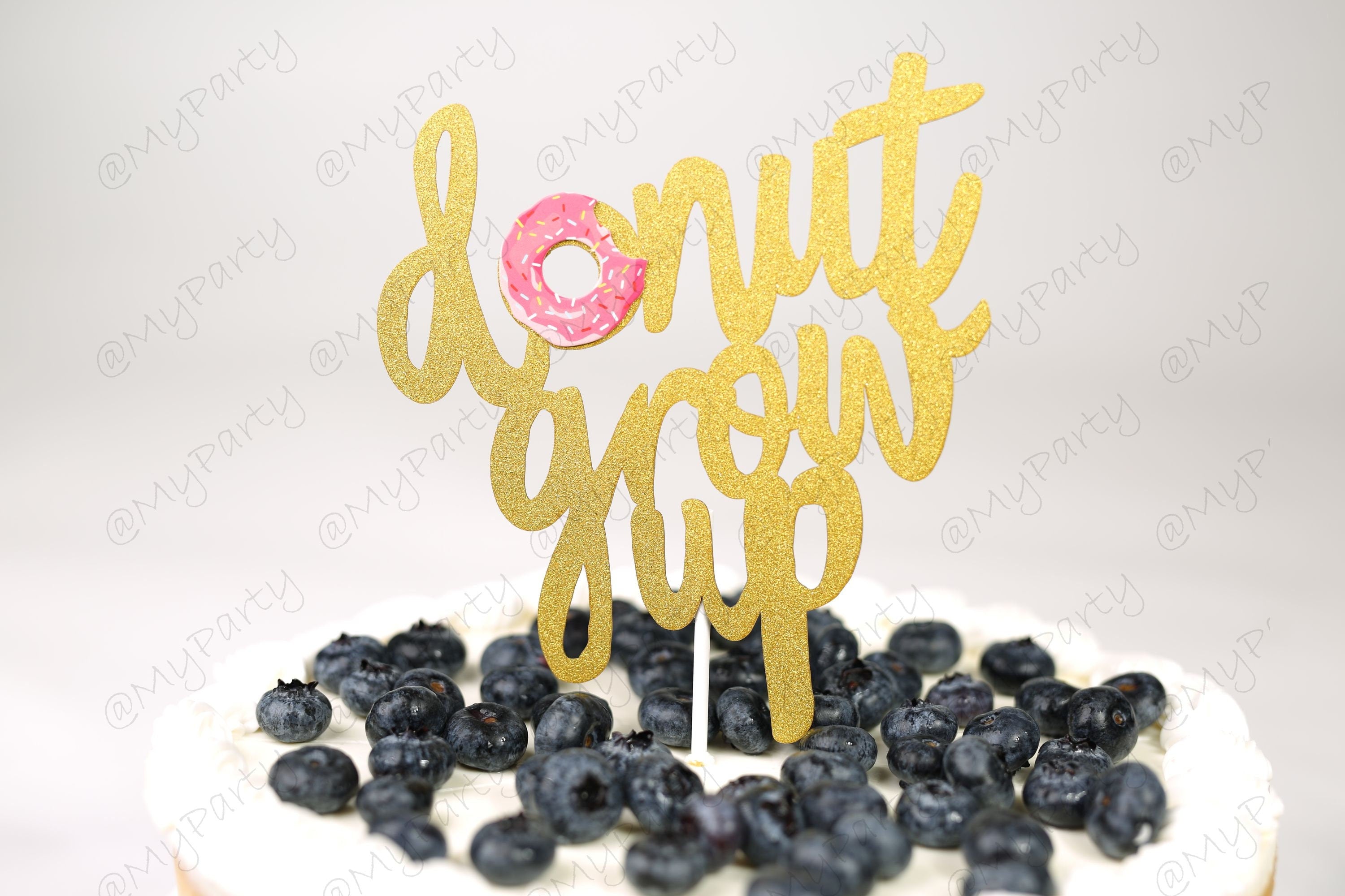 Donut Grow Up Cake Topper Glitter First Second Birthday Birthday CakeTopper Smash Cake Topper Birthday Party 3rd 4th 1st 2nd Birthday Party.