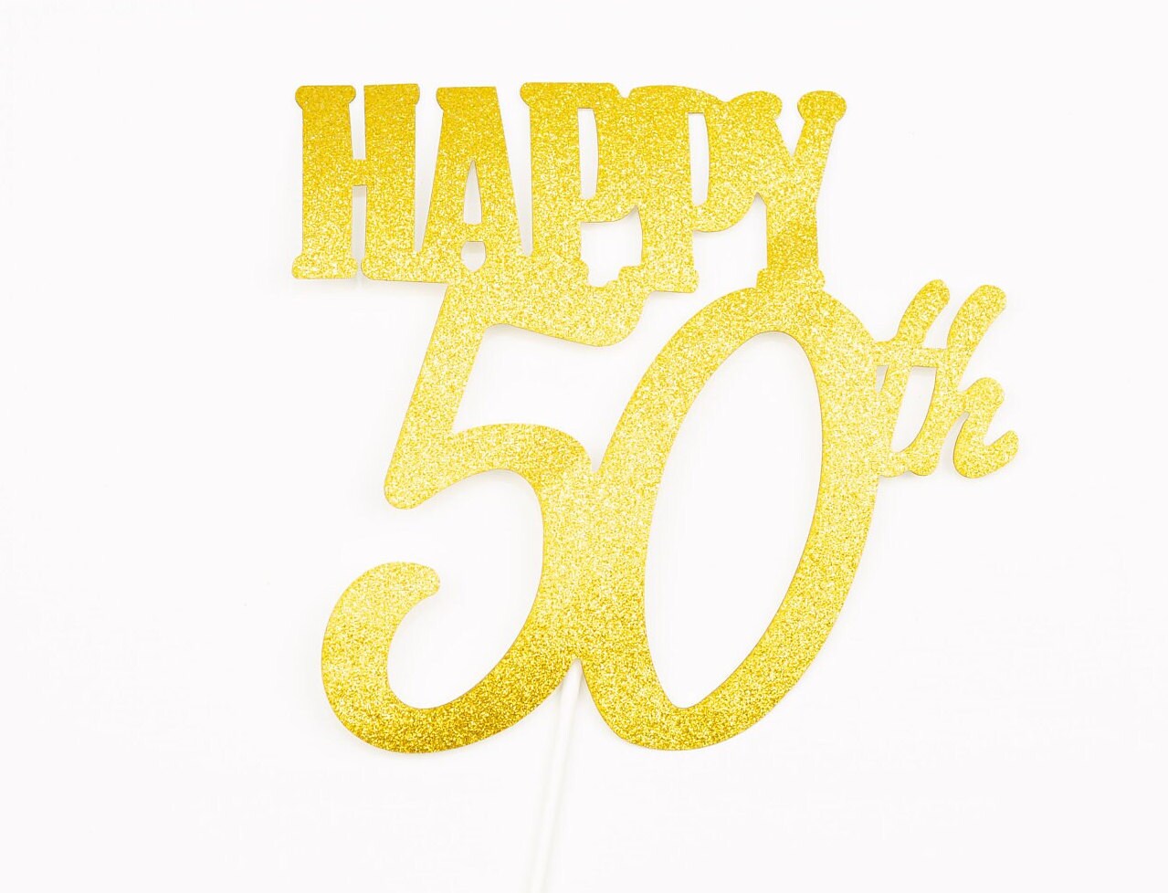 HAPPY 60TH Cake Topper Glitter - sixtieth Birthday sixty 60 Birthday Cake topper. Birthday Party. Sixty Birthday Party