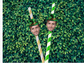 Lucky in Love Groom Face Straws  St. Patrick’s Day Bachelorette Decor St Paddy  Groom Bride, Set of 12 pcs