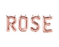 Bridal Shower Balloon Banner Letter Rose Gold Decorations - BashMint party decoration